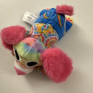 Cuetitos Fashion Puppyitos Rainbow Pink Beanie Plush J27